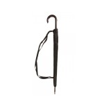 Umbrela Neagra tip Baston cu suport umar, deschidere automata &empty; 110cm