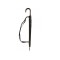 Umbrela Neagra tip Baston cu suport umar, deschidere automata &empty; 110cm