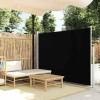 VidaXL Copertină laterală pentru terasă/curte, negru, 160x300 cm 40809