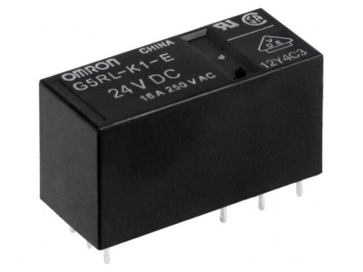 Releu electromagnetic SPDT 24VDC 16A foto