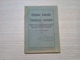 PROBLEMA SOMNULUI SI TAMADUIREA INSOMNIEI - Gh. I. Petculescu (autograf) -1946, Alta editura