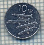 AX 176 MONEDA - ISLANDA - 10 KRONUR -ANUL 1984 -STAREA CARE SE VEDE