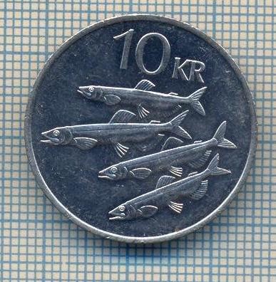 AX 176 MONEDA - ISLANDA - 10 KRONUR -ANUL 1984 -STAREA CARE SE VEDE foto