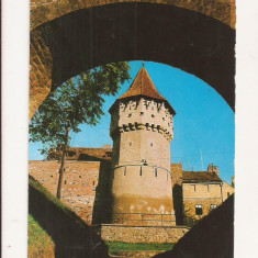 RF40 -Carte Postala- Sibiu, Turnul Dulgherilor , circulata