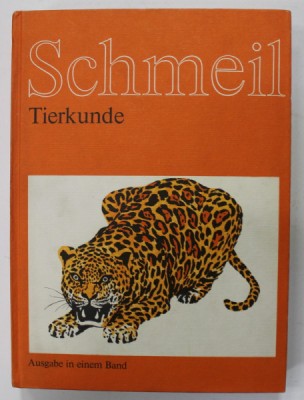 SCHMEIL BIOLOGISCHES UNTERRICHTSWERK - TIERNKUNDE , 1974, TEXT IN LIMBA GERMANA foto