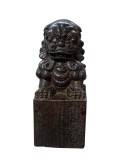 FIGURINA MINIATURALĂ DECORATIVA VINTAGE CHINEZEASCA DIN LEMN