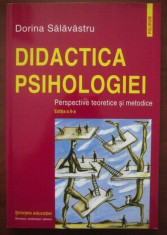 Dorina Salavastru - Didactica psihologiei (perspective teoretice si metodice) foto