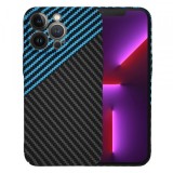 Husa pentru Apple iPhone 13 Pro, Techsuit, Carbonite FiberShell, Bleu