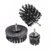 Set 3 perii de curatat pentru bormasina, prindere HEX 1/4, RPT, 170113