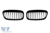 Grile rinichi negre potrivite pentru BMW Seria 2 F45, F46 dupa 2014 cu fante unice Performance AutoTuning