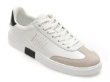 Pantofi sport REPLAY alb-negru, GMZ3P, din piele naturala
