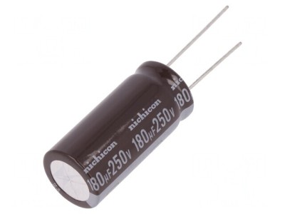 Condensator Electrolitic THT 180uF 250V 16x35.5mm 20% foto