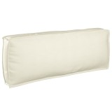 vidaXL perna de palet pentru suport pentru spate crem 120x40x12 cm material Oxford