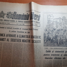 romania libera 1 iunie 1989-ziua copilului.centenar mihai eminescu