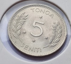 23. Moneda Tonga 5 seniti 1967 (Salote Tupou III )