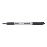 Marker permanent pentru CD DVD Pilot Begreen 0.6 mm varf rotund negru