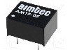 Convertor de tensiune, DC-DC, intrare 4,5...5,5V DC, iesire 12V DC, putere 1W, AIMTEC - AM1P-0512SZ