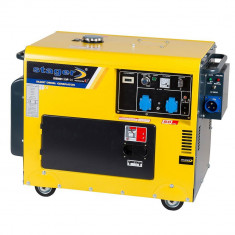 Generator insonorizat diesel monofazat 4.2kW, 3000rpm, incl. automatizare Stager DG 5500S+ATS foto