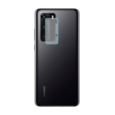 Folie de sticla pentru protectie camera, compatibila cu Huawei P40 Pro foto