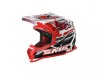 Casca Moto Enduro/Motocross SMK Allterra Tribou Negru/Rosu, Marime XS, Carcasa EIRT, Ventilatie Optima, Protectie Maxima, Certificata ECE 22.05