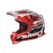 Casca enduro SMK ALLTERRA TRIBOU, Negru-Rosu, Marimea S