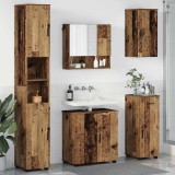Cumpara ieftin Set de mobilier pentru baie 5 buc. Lemn vechi 61 x 35 x 64 cm