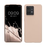 Husa Kwmobile pentru Motorola Edge 40 Neo, Crem, Silicon, KWM000022NU005C, Carcasa