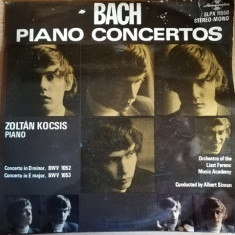 Disc Vinil Zoltan Kocsis Bach Piano Concertos SLPX 11550