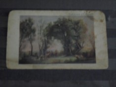 ROMANIA - REPRODUCERE MATIN ( COROT ) - CARTE POSTALA TRIMISA DE LA BUCURESTI ROMANIA IN1904 LA CLUJ ( KOLOZSVAR ) AUSTROUNGARIA - TIMBRU ROMANESC