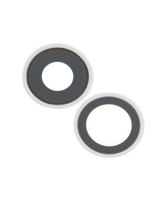 Geam Camera Set iPhone 16 , iPhone 16 Plus Alb