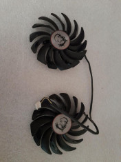 ventilator placa video msi gaming x 580 rx480 gtx1080ti 1080 1070 8gb foto