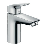 Cumpara ieftin Baterie lavoar Hansgrohe, Logis 100, cu ventil push-open, crom