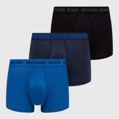 Michael Kors boxeri 3-pack barbati, culoarea albastru marin