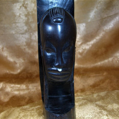 Sculptura abanos Africa, colectie, cadou, vintage