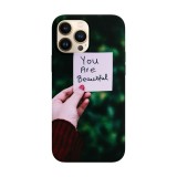 Husa compatibila cu Apple iPhone 14 model You are beautiful, Silicon, TPU, Viceversa