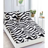 Cumpara ieftin Husa de pat cocolino cu elastic + 2 fete de perne pentru pat dublu -JO931