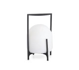Cumpara ieftin Veioza uz interior, exterior alba neagra Cumin &Oslash;17,6x27h