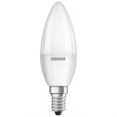 Bec LED Osram E14 LED VALUE Classic B 5.7W 40W 4000K 470 lm A+ Lumina neutra foto