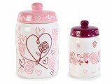 Cumpara ieftin Set 2 borcane decorative ceramica 11.5x19 cm, 8.5x14.5 cm