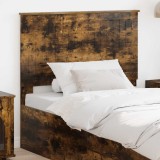 vidaXL Tăblie cap cu headboard Stejar fumuriu 100 cm Lemn compozit 887797