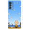 Husa compatibila cu Motorola Edge 20 Lite model Snoopy Contemplating, Silicon, TPU, Viceversa