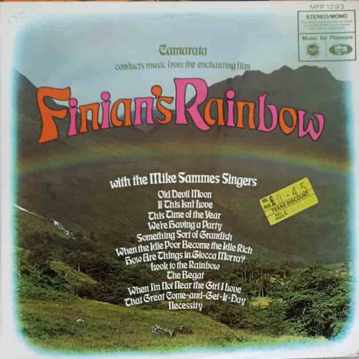 Disc vinil, LP. Finian&#039;s Rainbow-Camarata With The Mike Sammes Singers-251965