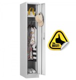 Vestiar Metalic Asamblat 1 Usa 1800x450x300mm Otel 0.7mm Gri Deschis