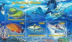 MALI 2023 - Fauna marina / set complet-colite + bloc (4 imagini)