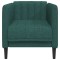 Fotoliu, verde inchis, material textil - 4