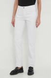 Cumpara ieftin Emporio Armani jeansi femei, culoarea alb, 8N2J18 2NV3Z