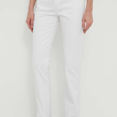 Emporio Armani jeansi femei, culoarea alb, 8N2J18 2NV3Z