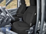 Tapiterie Kegel seria Ares potrivita pentru scaunele din fata ale Mercedes Vito W447 dupa 2014 cu doua scaune individuale, culoare grafit Performance