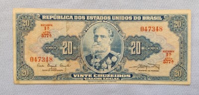 Brazilia - 20 Cruzeiros ND (1961) s047348 foto