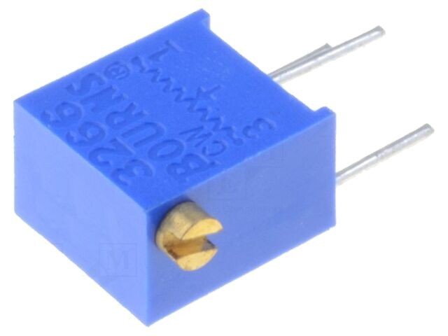 Rezistor trimer multitura 10k&Omega; liniar